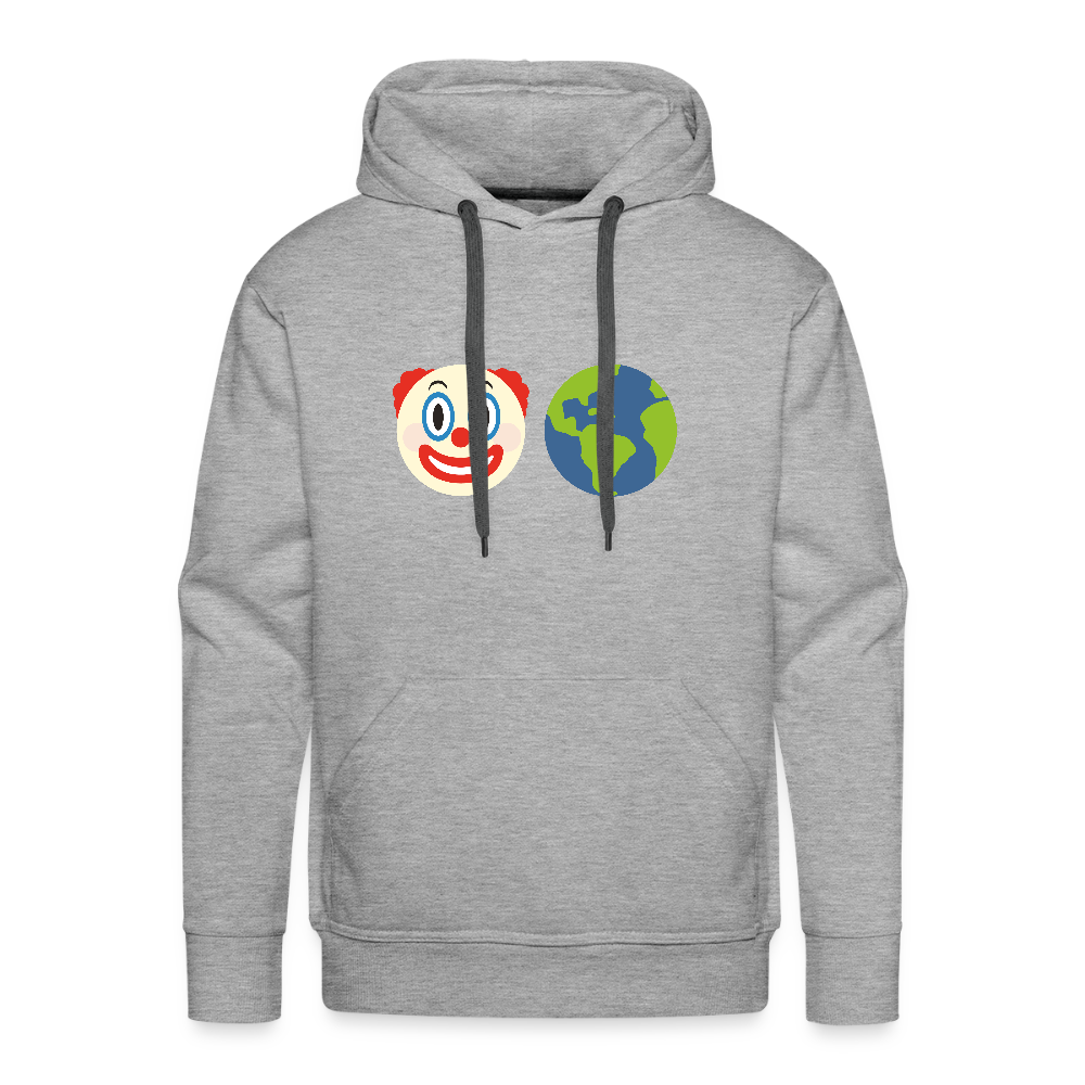 Clown World Men’s Premium Hoodie - heather grey