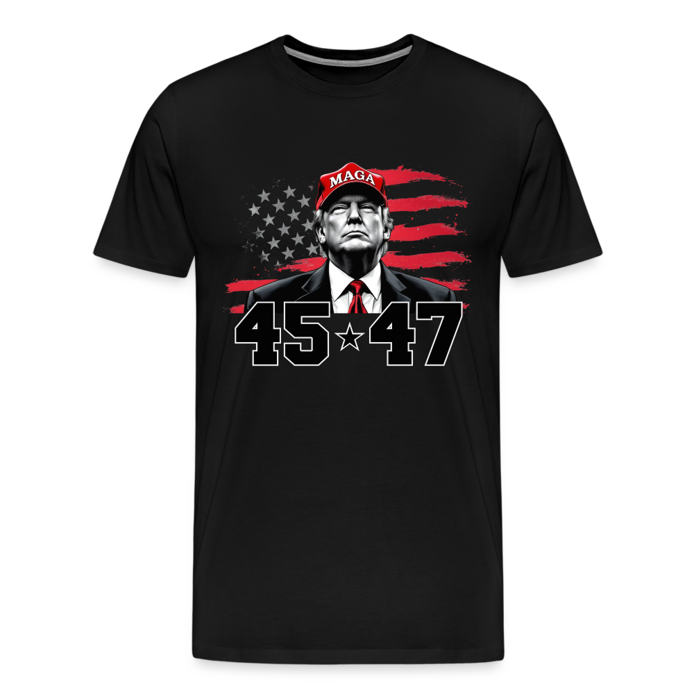 45 47 Trump Men's Premium T-Shirt - black