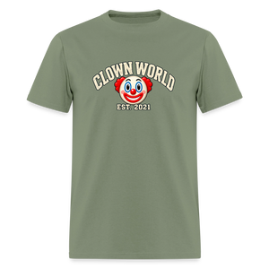 Clown World Est. 2021 Classic T-Shirt - military green