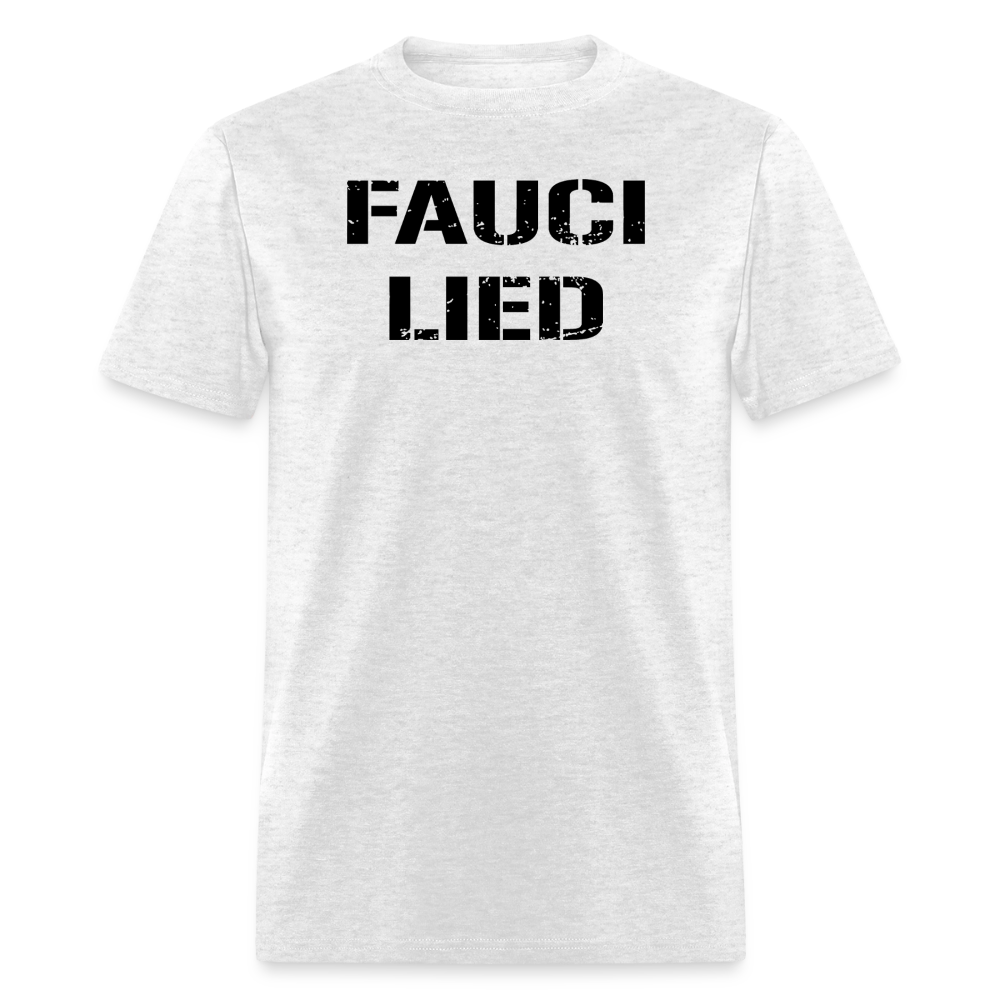 Fauci Lied Classic T-Shirt - light heather gray