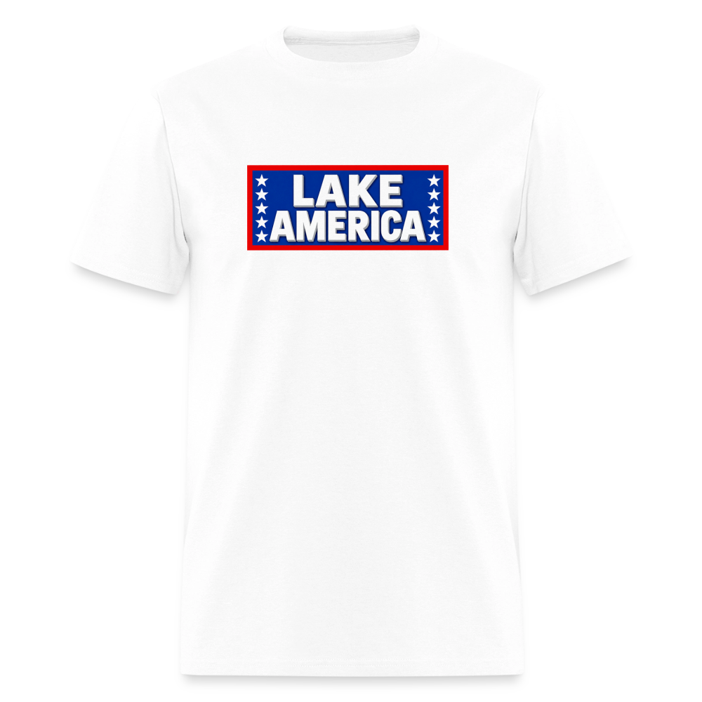Lake America T-Shirt Men's T-Shirt - white