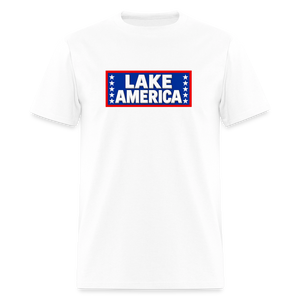 Lake America T-Shirt Men's T-Shirt - white