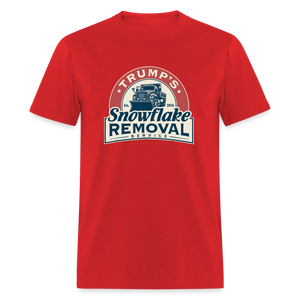 Trump's Snowflake Removal Service Classic T-Shirt - red