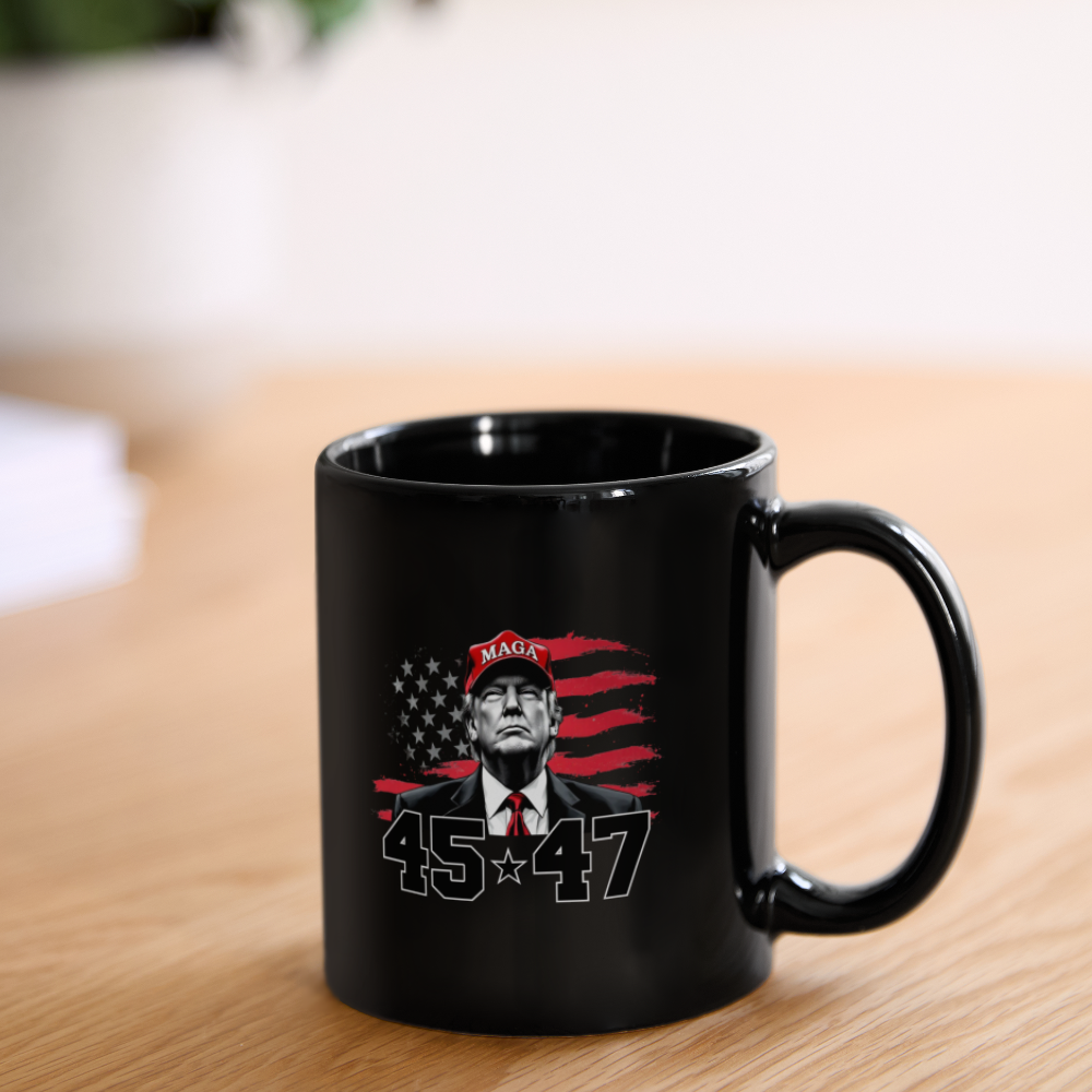 45 47 Trump Full Color Mug - black