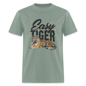 Easy Tiger Retro Funny Classic T-Shirt - sage