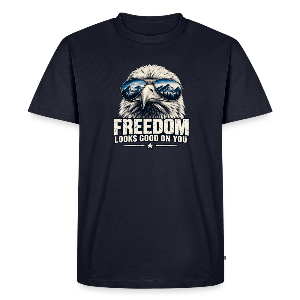 Freedom Looks Good on You Premium T-Shirt - navy