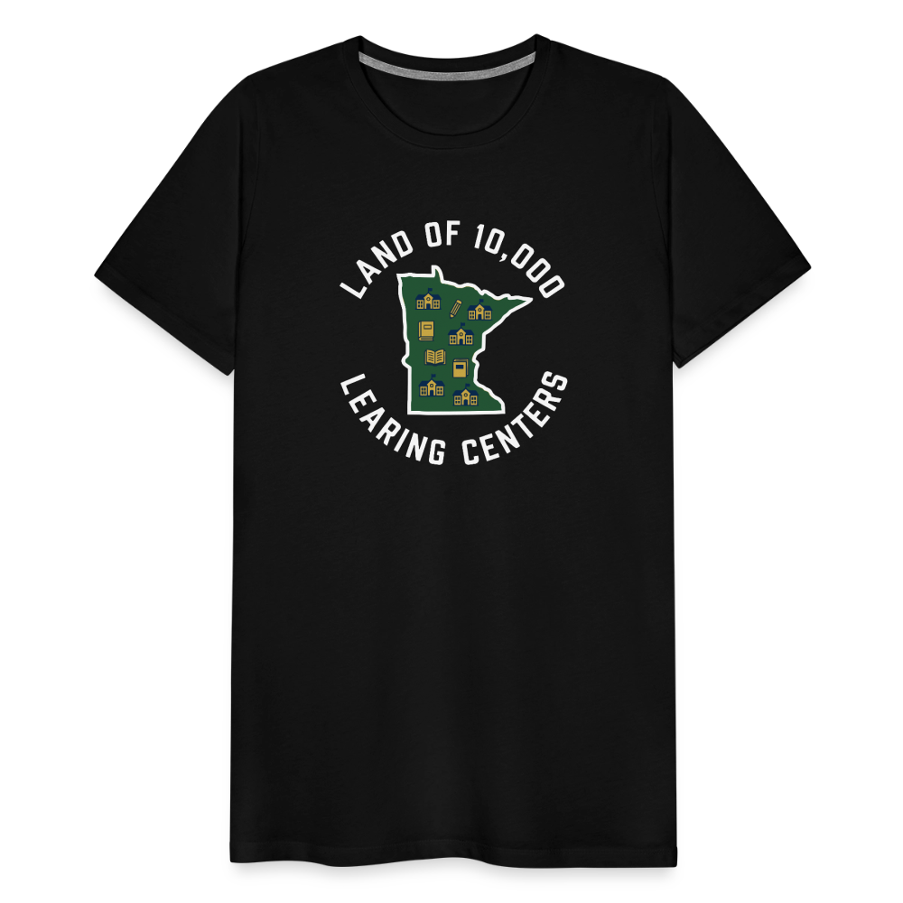 Land of 10,000 Learning Centers Funny Men's Premium T-Shirt - black