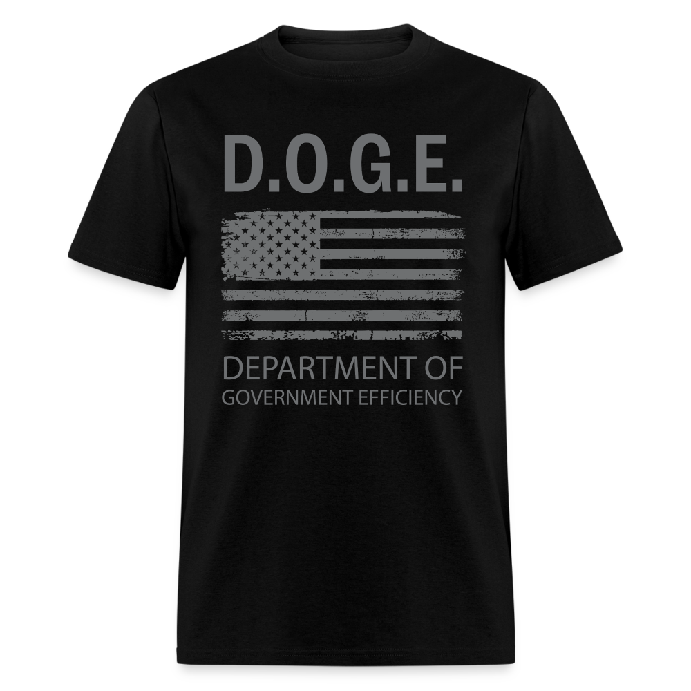 DOGE, Department of Government Efficiency Unisex Classic T-Shirt - black