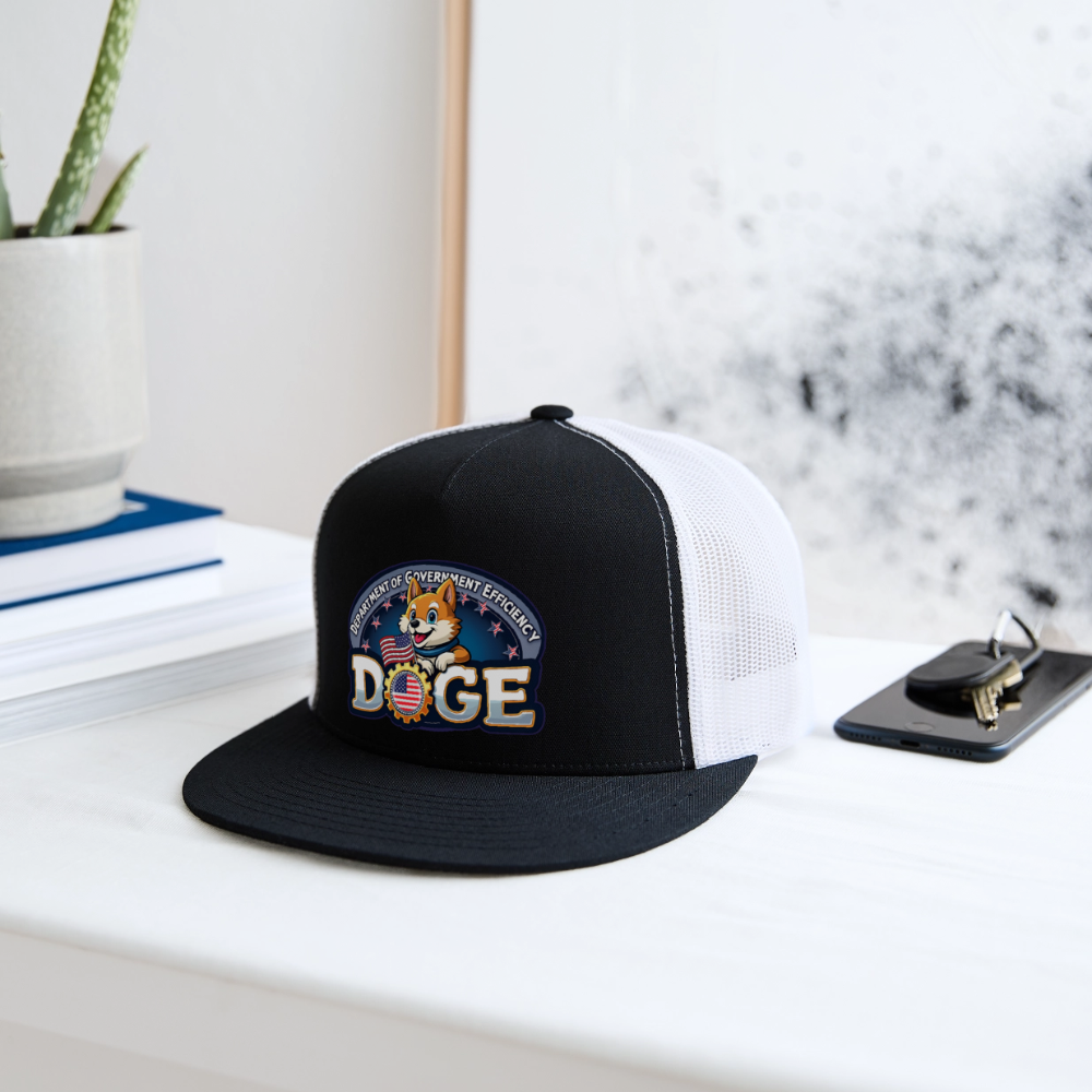 DOGE Trucker Hat - black/white