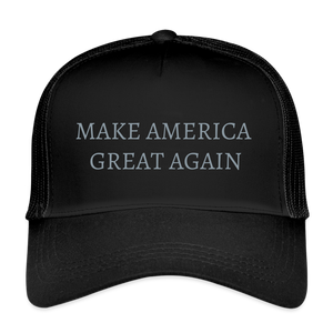 Make America Great Again Eco Trucker Cap - black/black