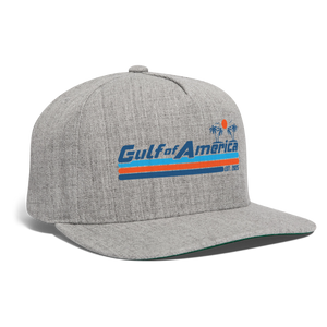 Gulf of America Snapback Baseball Cap - heather gray