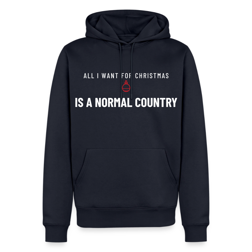 All I Want for Christmas Is a Normal Country Men’s Premium Hoodie - navy