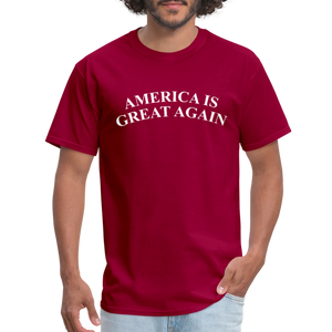 America Is Great Again Unisex Classic T-Shirt - dark red