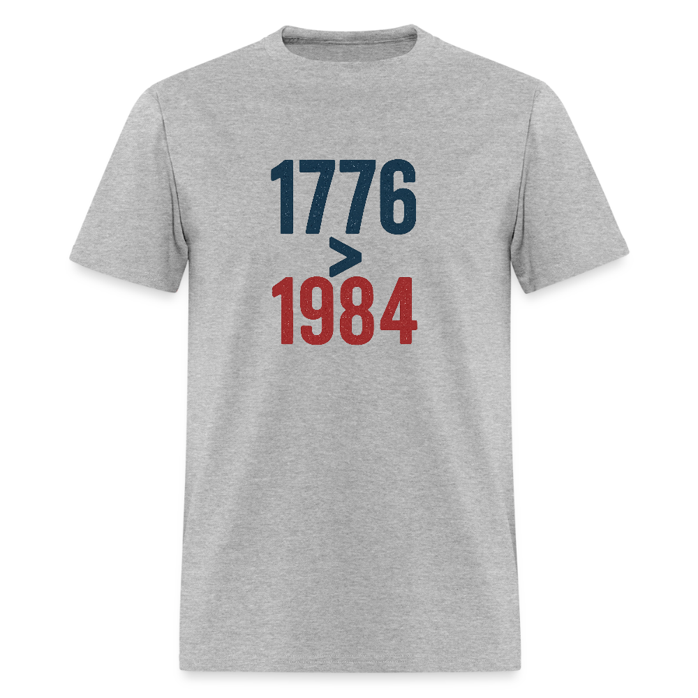 1776 > 1984 Men's T-Shirt - heather gray