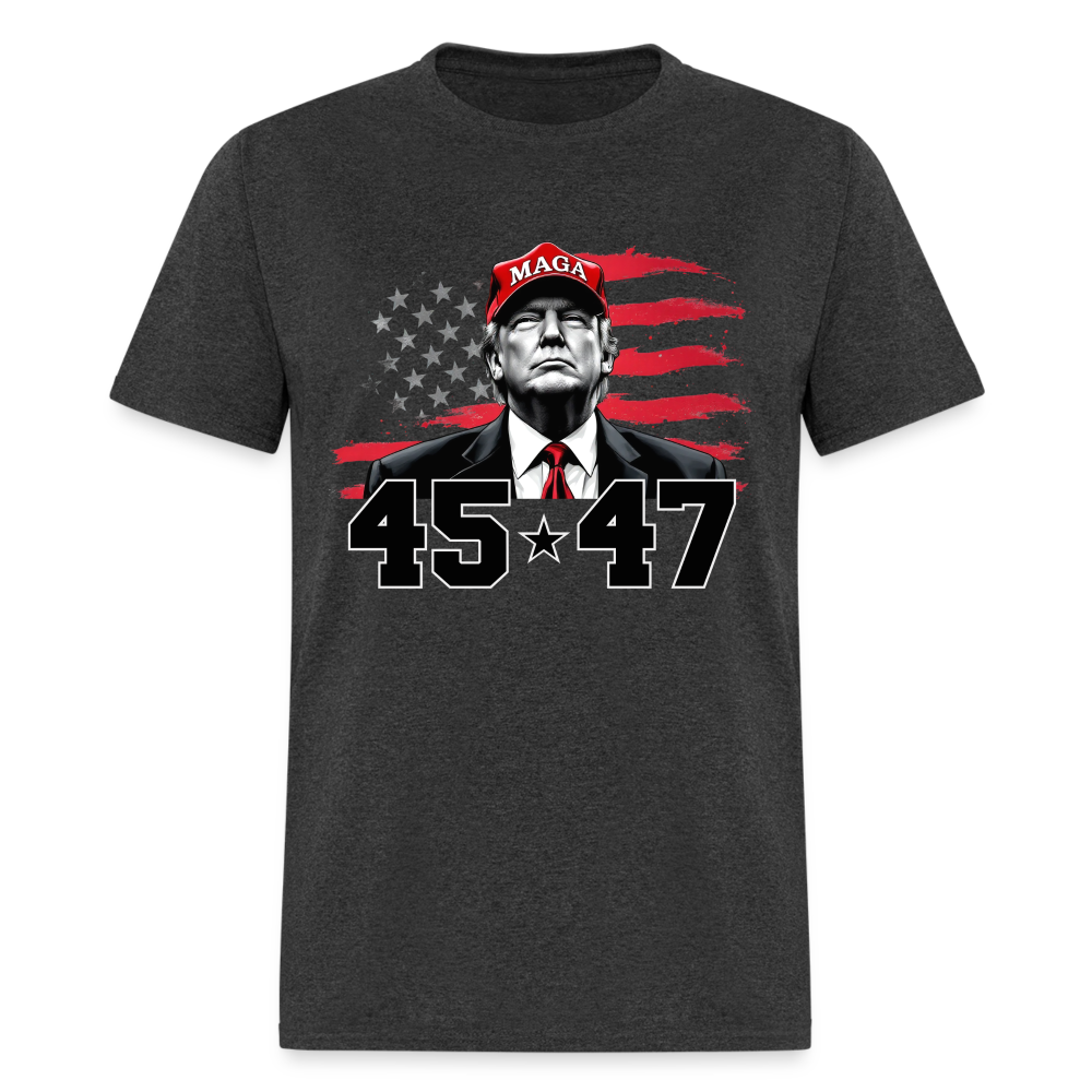 45 47 Trump Men's Classic T-Shirt - heather black