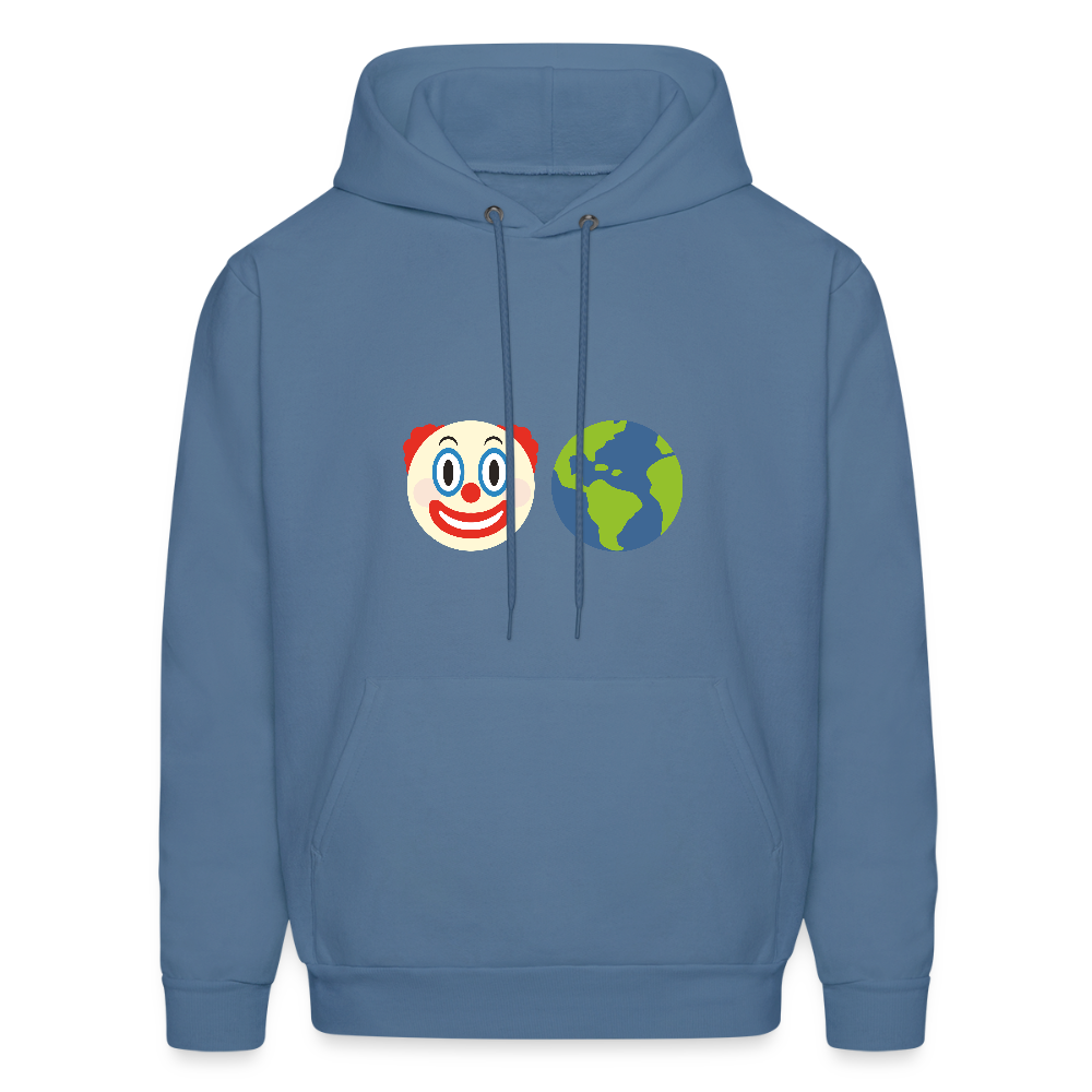 Clown World Men's Hoodie - denim blue