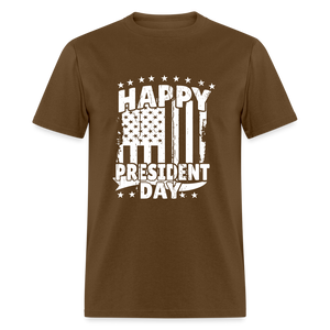 Happy President Day Unisex Classic T-Shirt - brown