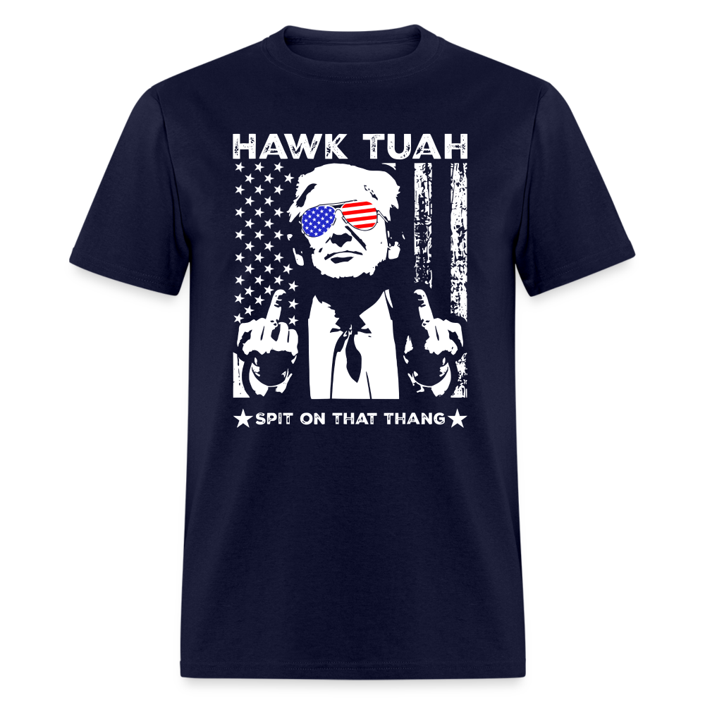 Hawk Tuah - Spit on That Thang Classic T-Shirt - navy