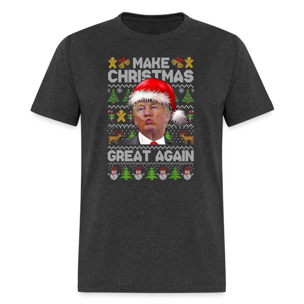 Make Christmas Great Again Trump Classic T-Shirt - heather black