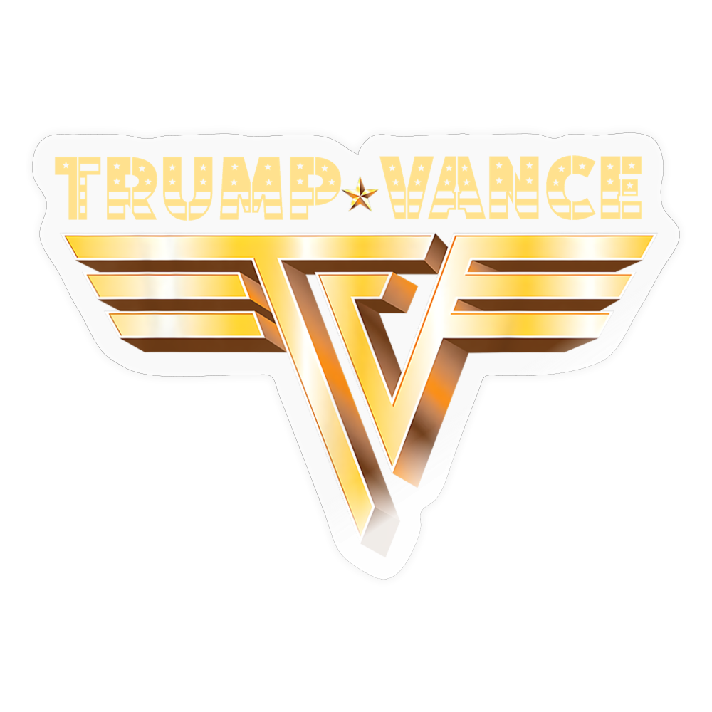 Trump/Vance Sticker - transparent glossy