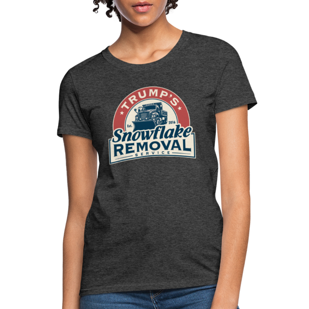 Trump's Snowflake Removal Service Women's T-Shirt - heather black