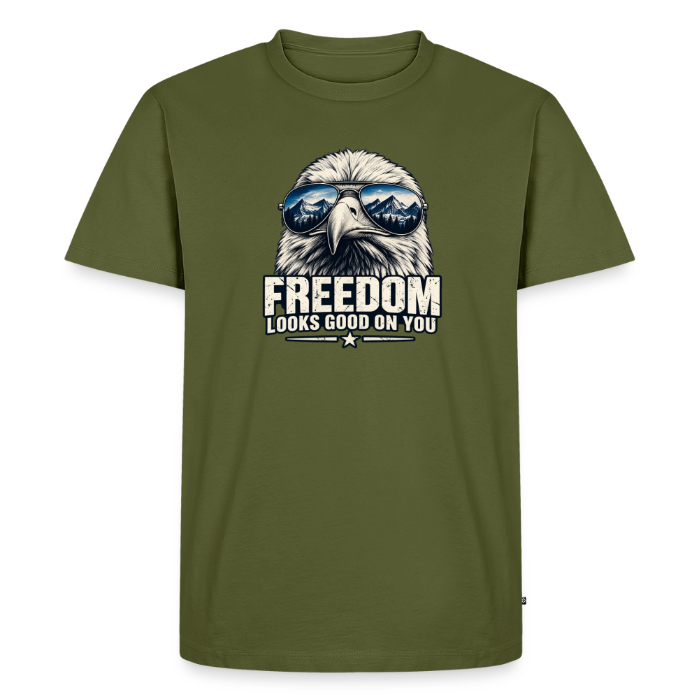 Freedom Looks Good on You Premium T-Shirt - khaki green 