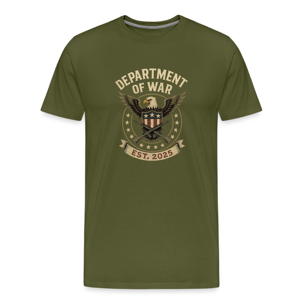 Department of War Est. 2025 Men's Premium T-Shirt - olive green