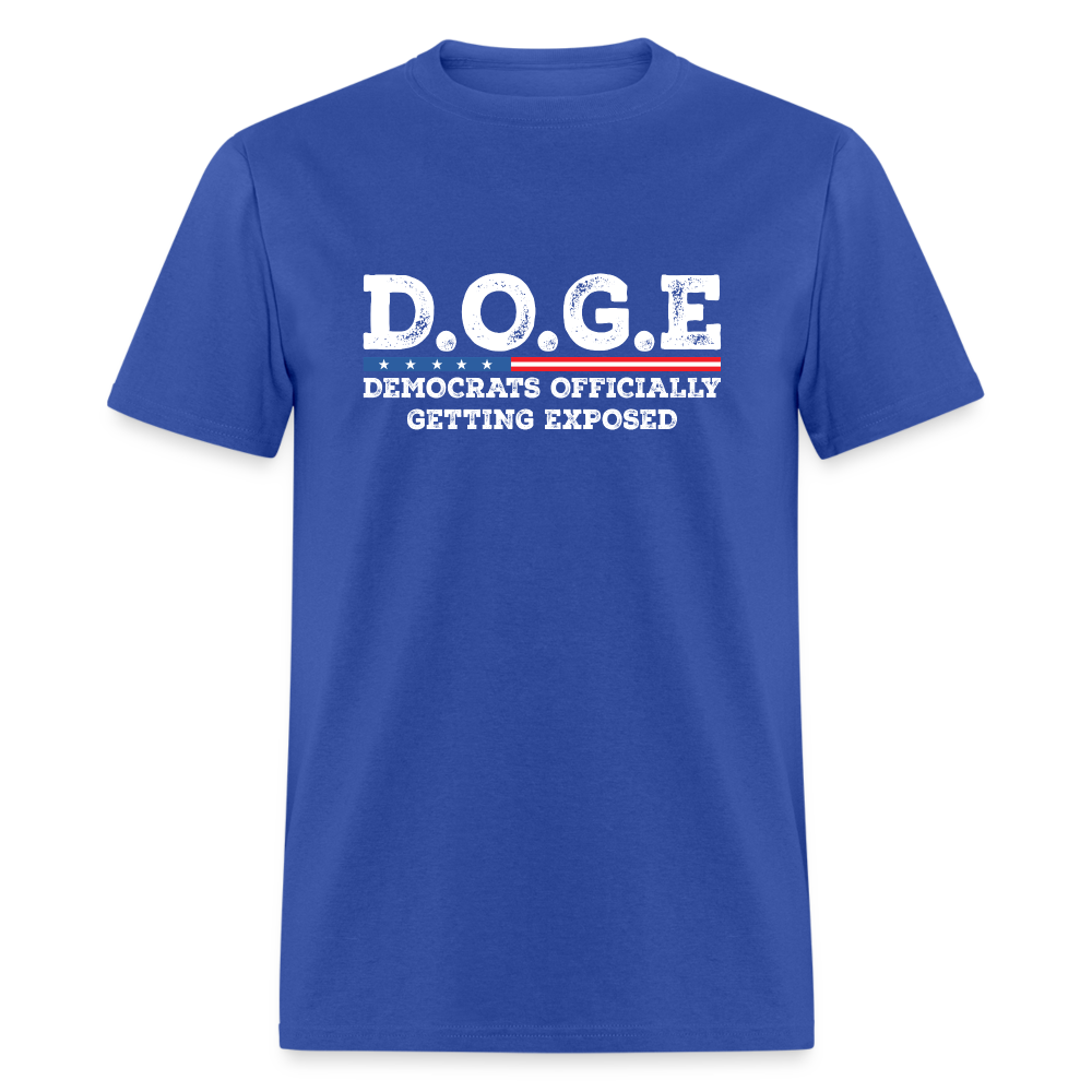 D.O.G.E Democrats Officially Getting Exposed Unisex Classic T-Shirt - royal blue