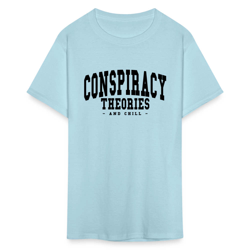 Conspiracy theories and chill Unisex Classic T-Shirt - powder blue