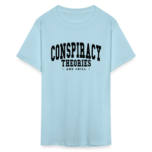 Conspiracy theories and chill Unisex Classic T-Shirt - powder blue