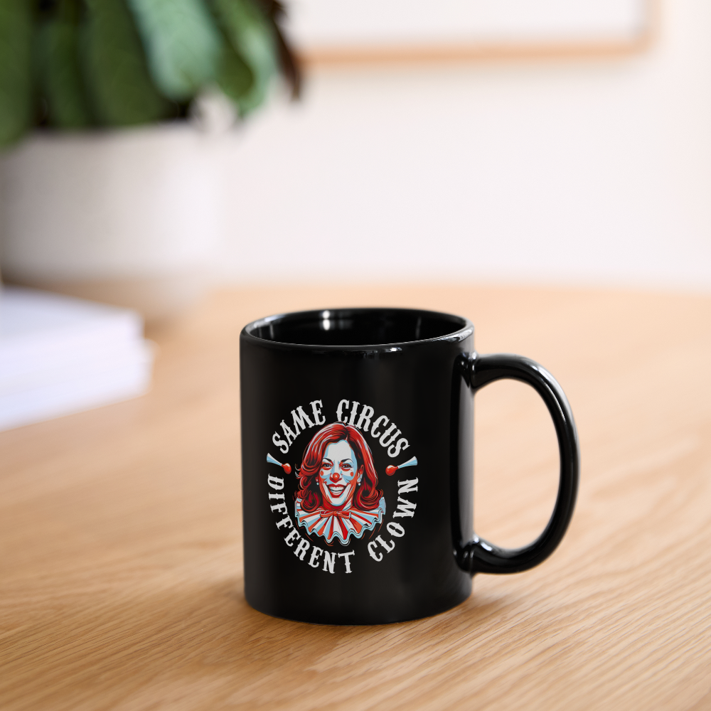 Same Circus Different Clown V2 Full Color Mug - black