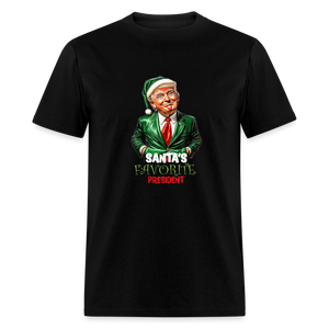 Santa's Favorite President Unisex Classic T-Shirt - black