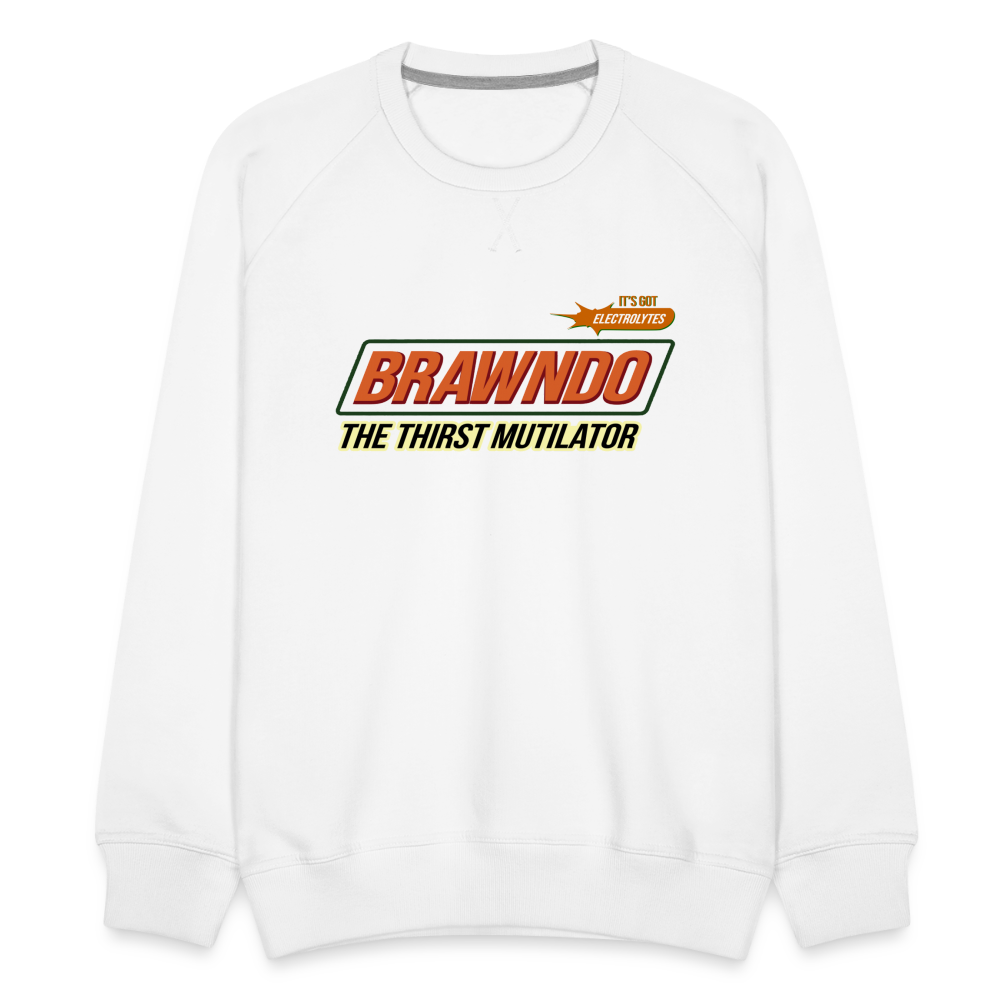 Brawndo Men’s Premium Sweatshirt - white