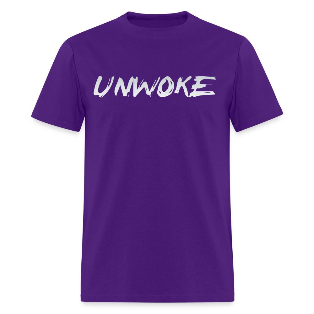 UNWOKE - Anti Woke Classic T-Shirt - purple