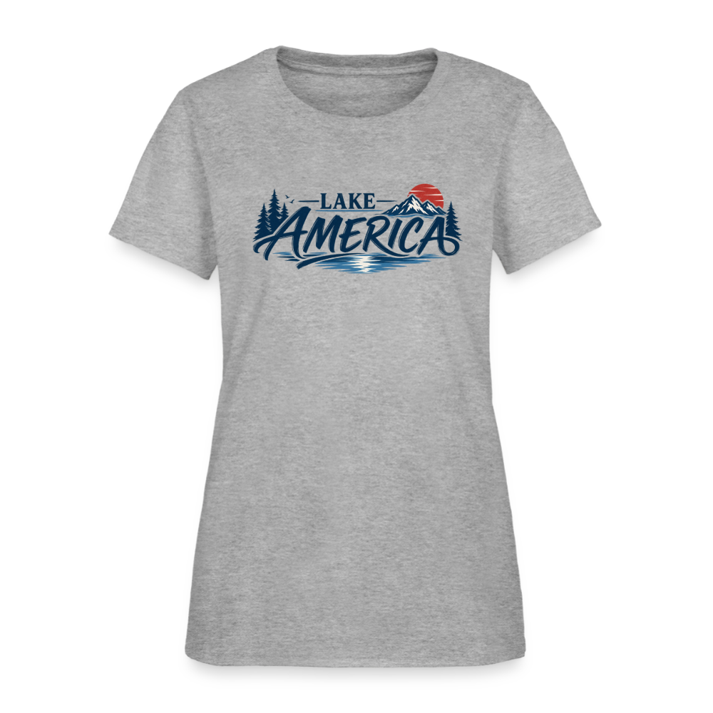 Lake America Women's T-Shirt - heather gray