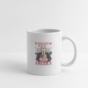 Trump Valentine's Day Coffee/Tea Mug - white