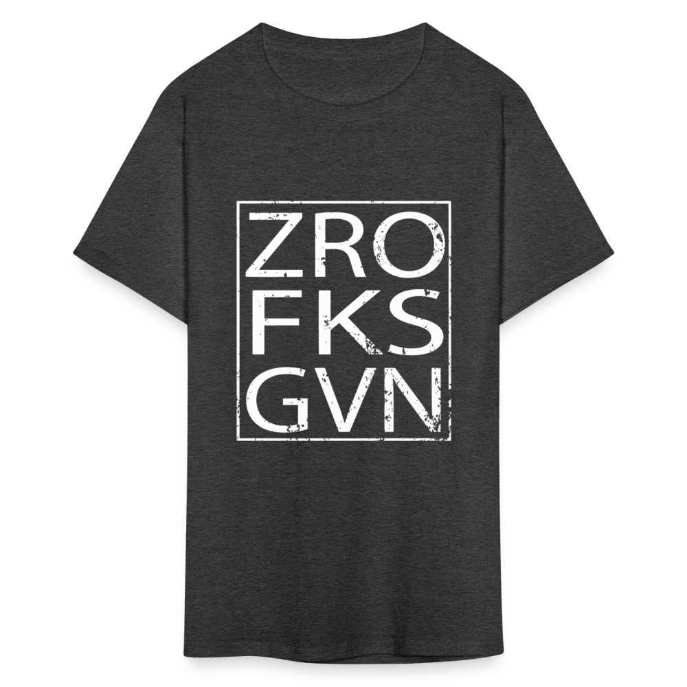 Zero Fucks Given Unisex Classic T-Shirt - heather black