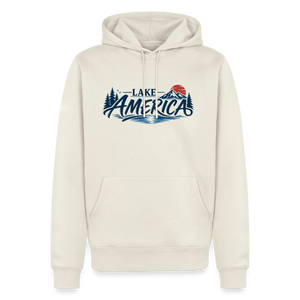 Lake America Men’s Premium Hoodie - off white