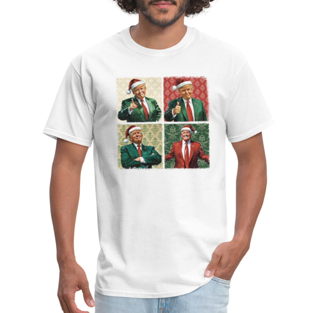 Trump Christmas Unisex Classic T-Shirt - white