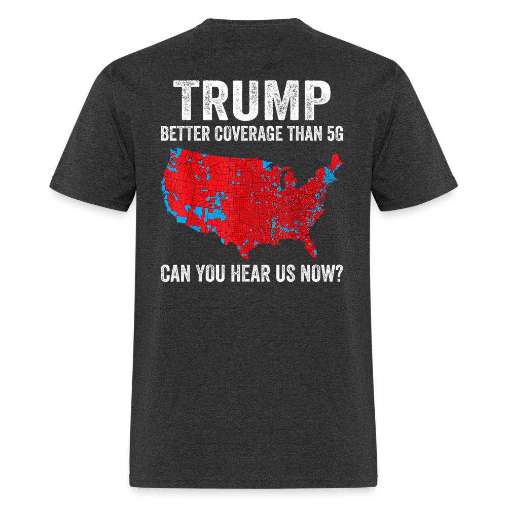 Can you hear us now? (Back Print) Unisex Classic T-Shirt - heather black