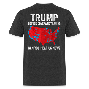 Can you hear us now? (Back Print) Unisex Classic T-Shirt - heather black