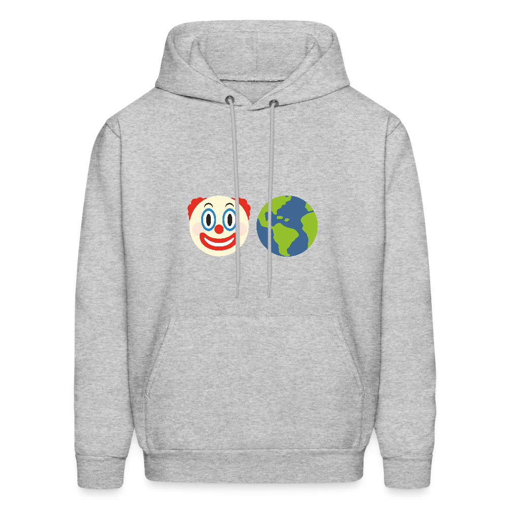 Clown World Men's Hoodie - heather gray