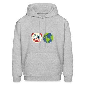Clown World Men's Hoodie - heather gray
