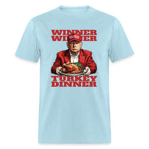 Donald Trump - Winner Winner Turkey Dinner Thanksgiving Classic T-Shirt - powder blue