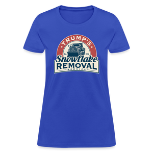 Trump's Snowflake Removal Service Women's T-Shirt - royal blue