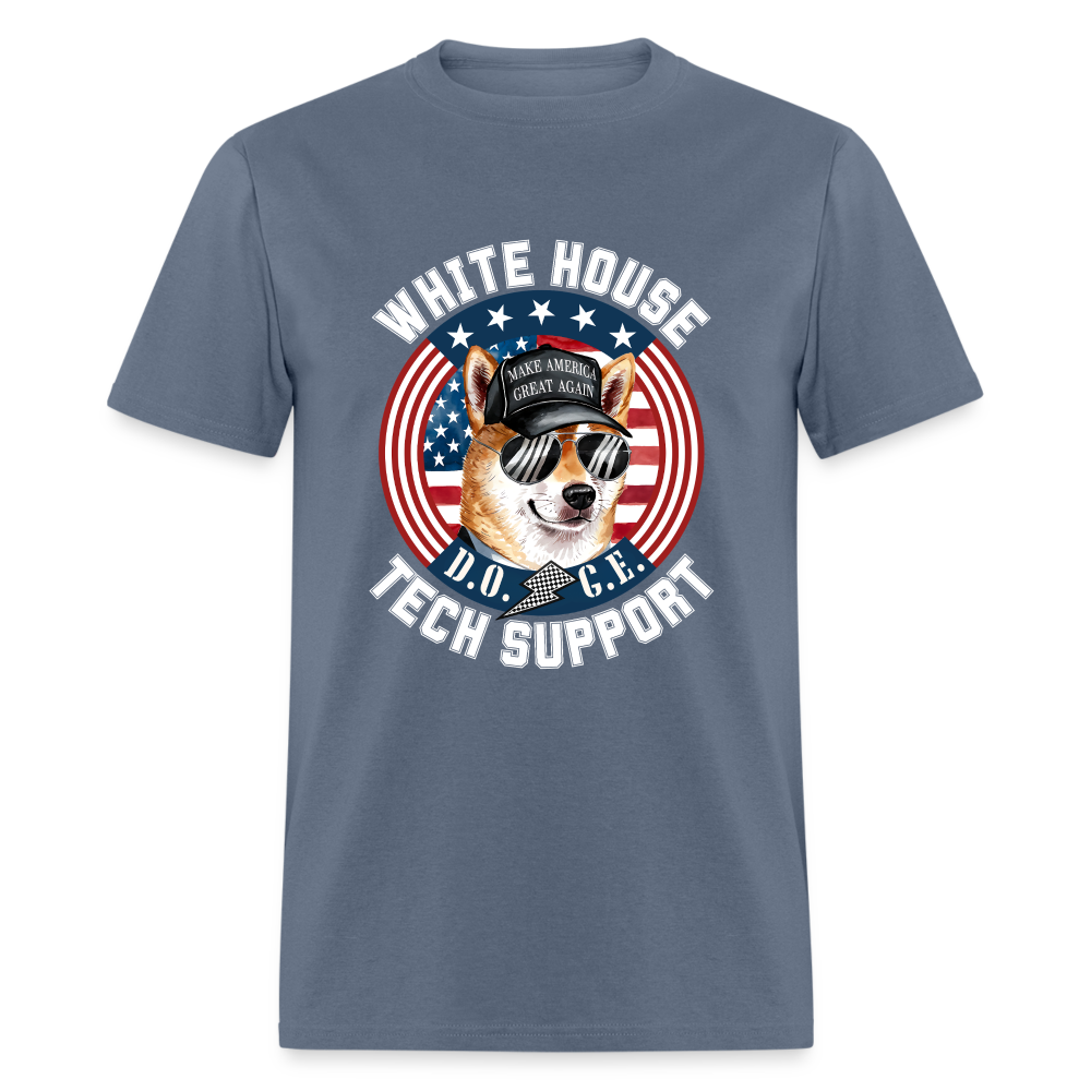 DOGE - 	 White House Tech Support Unisex Classic T-Shirt - denim