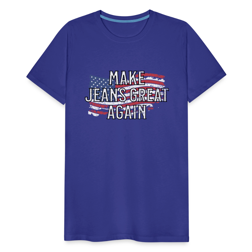 Make Jeans Great Again Men's Premium T-Shirt - royal blue