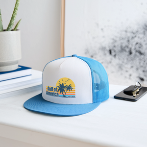 Gulf of America v3 Trucker Hat - white/blue