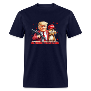 I’ll protect you little one Trump Classic T-Shirt - navy