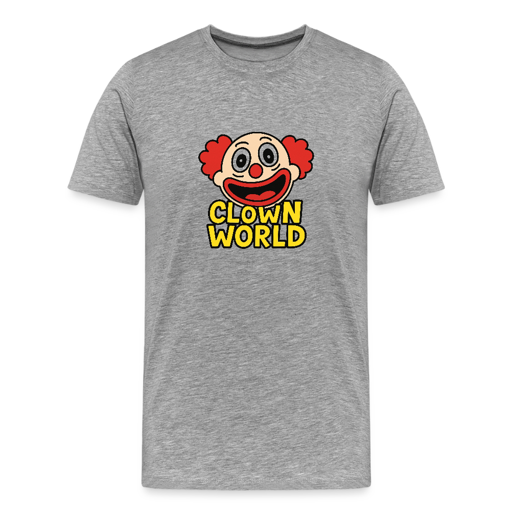 Clown World Funny Rebrand Men's Premium T-Shirt - heather gray